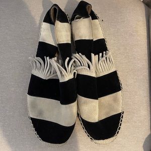 Chloé fringe trim accent espadrilles
